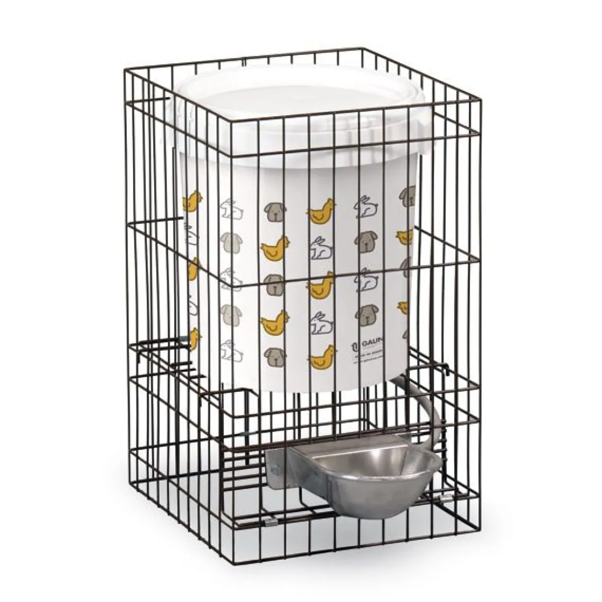 Abreuvoir Aluminium avec protecteur pour Chiens 32L - Gaun