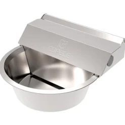 Abreuvoir automatique acier inoxydable avec bol amovible