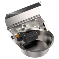 Abreuvoir automatique acier inoxydable avec bol amovible