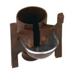 Abreuvoir mixte coupelle inox avec bouteille 2L pour cage rongeur ou oiseaux