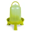 Abreuvoir poule en plastique Eco 5L vert avec pieds - Gaun