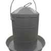 Abreuvoir poule galvanisé gris avec anse 12L - Gaun
