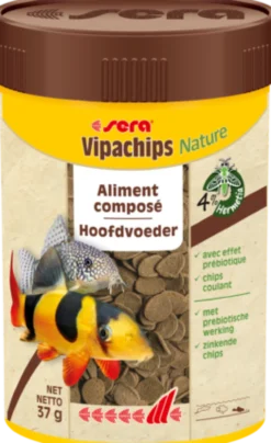 Aliment pour poissons de fond Vipachips Nature 100ML - Sera