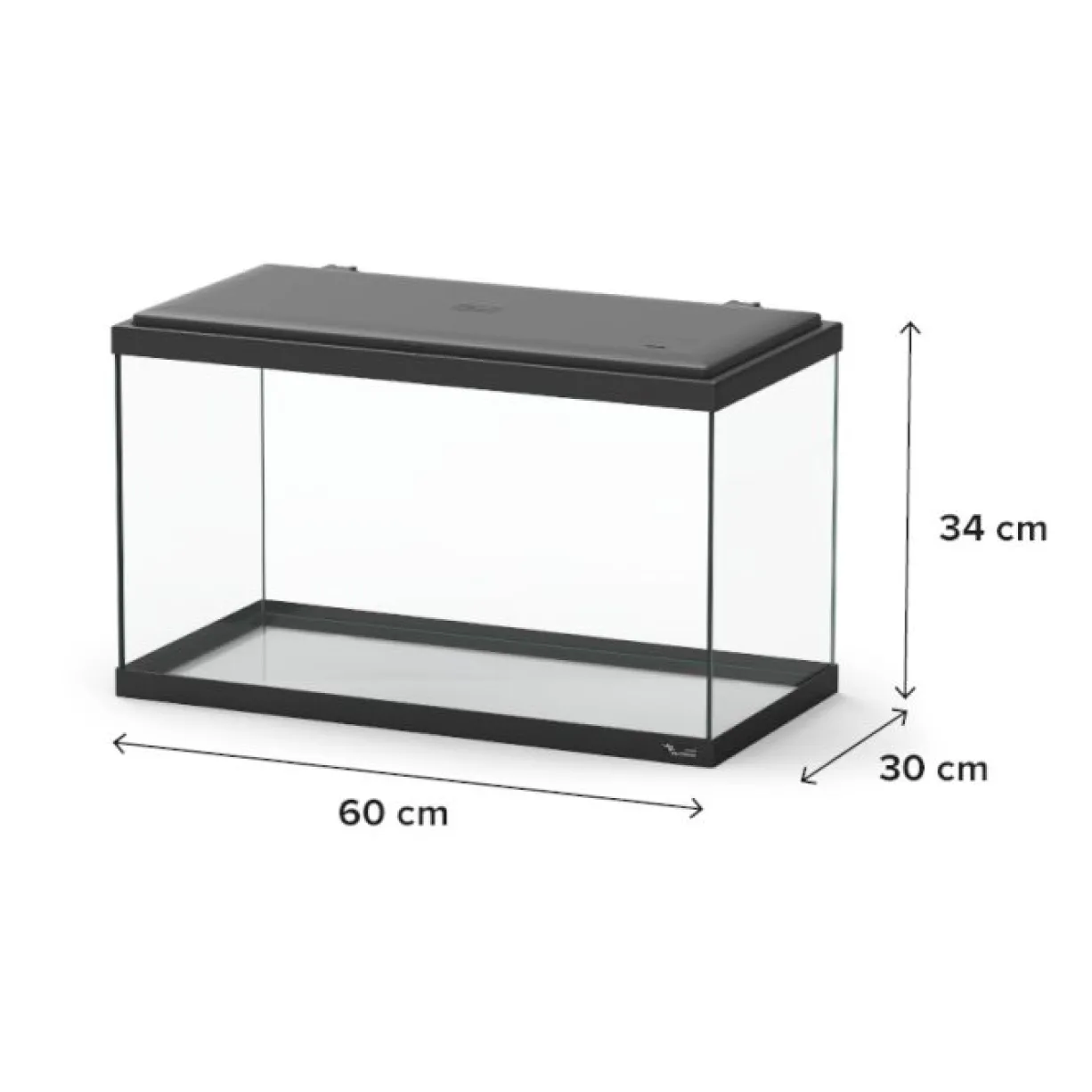 Aquarium poisson Explorer Paris Bio 58L blanc avec BioBox, rampe LED et chauffage - Aquatlantis