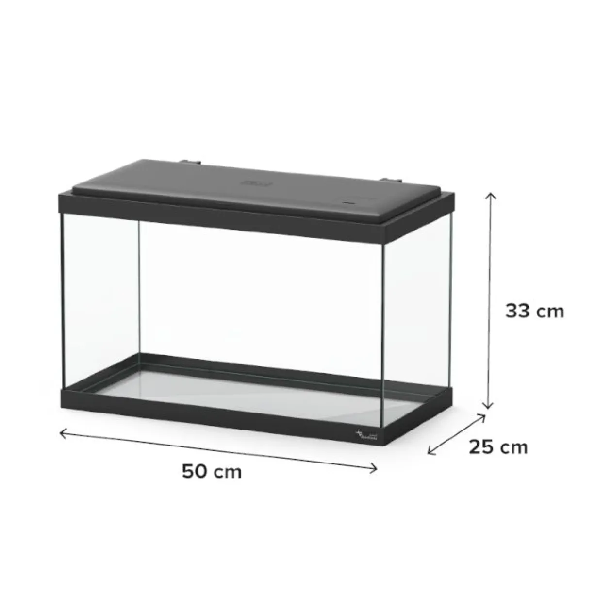 Aquarium poisson Explorer Vienna 42L noir avec Bio Filter et rampe LED - Aquatlantis