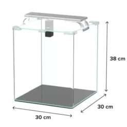 Aquarium poisson Kubus Curve 30L Essential avec Bio Filter et LED - Aquatlantis