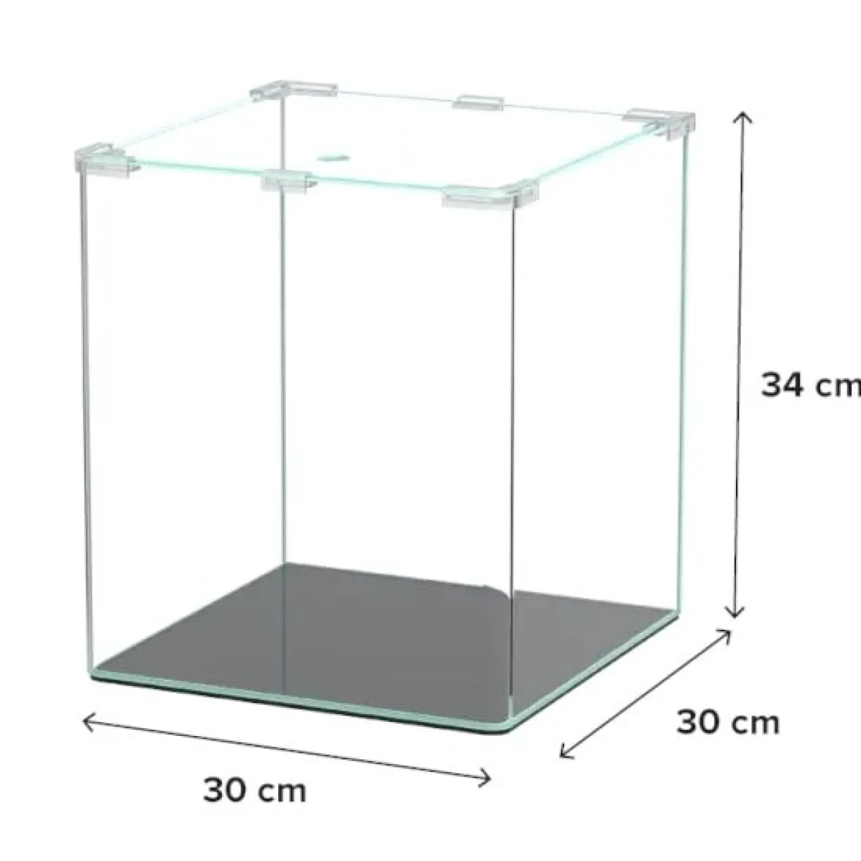 Aquarium poisson Kubus Curve 30L Basic - Aquatlantis