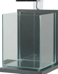 Aquarium poisson équipé 10 litres Jalaya 2 gris anthracite - Zolux