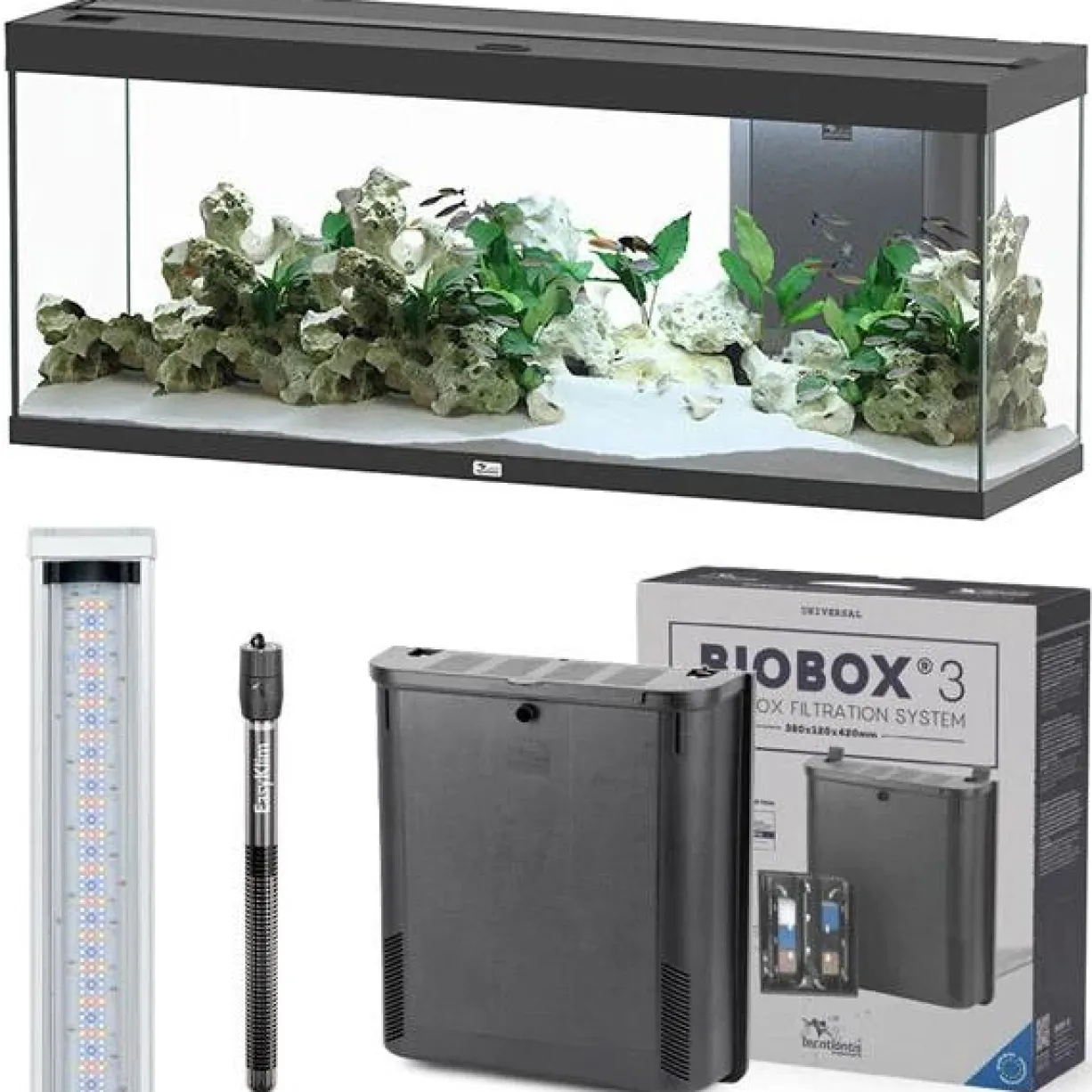 Aquarium poisson Splendid 150 LED 2.0 et BioBox - Aquatlantis