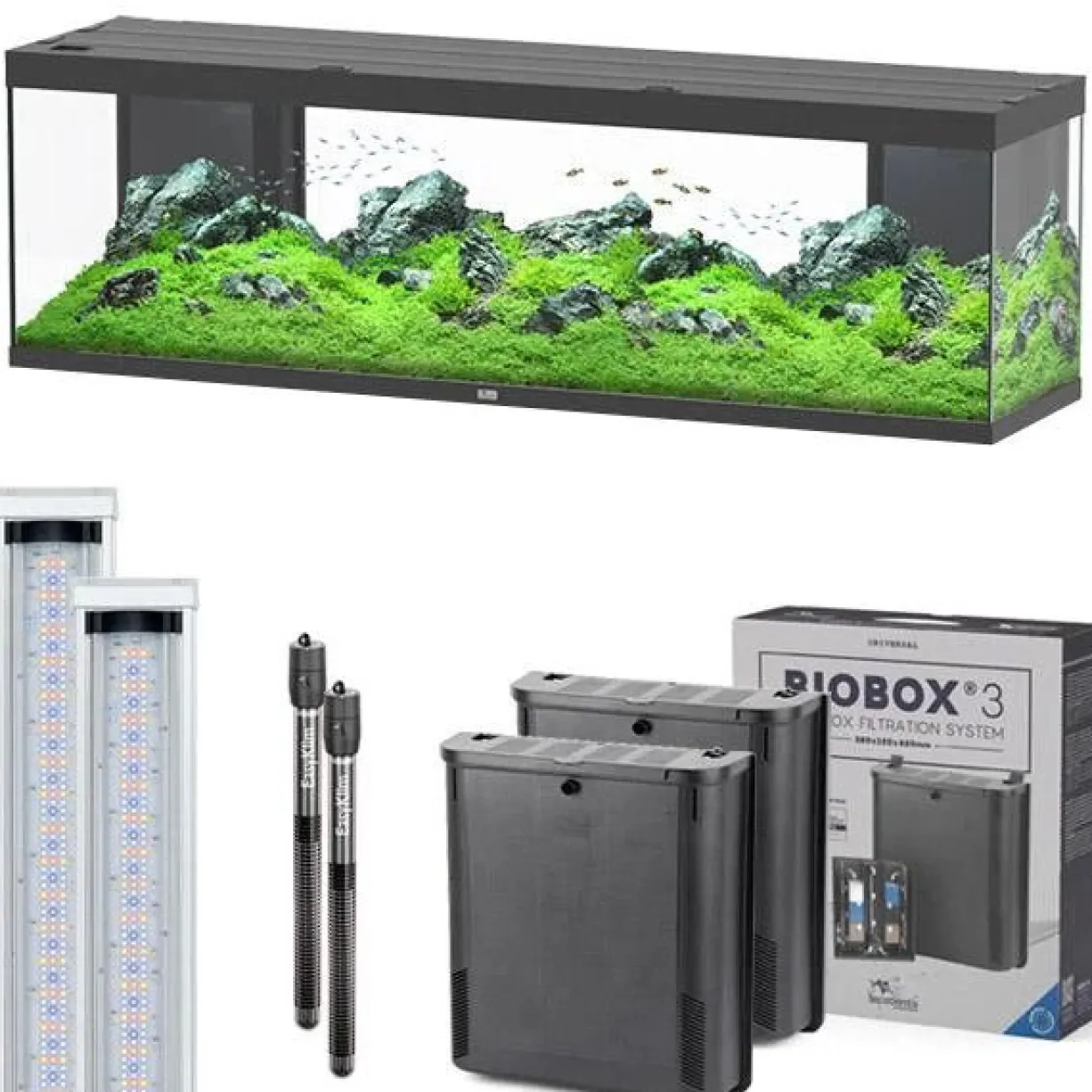 Aquarium poisson Splendid 200 LED 2.0 et BioBox - Aquatlantis