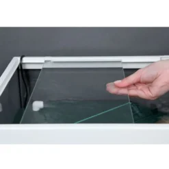Aquarium tortue Aqua Tortum 55 noir sans filtre - Aquatlantis