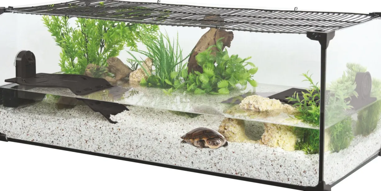 Aquarium tortue Karapas Aqua 80 Pro noir - Zolux