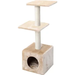 Arbre à chat griffoir Classic Palazzo crème - Ebi