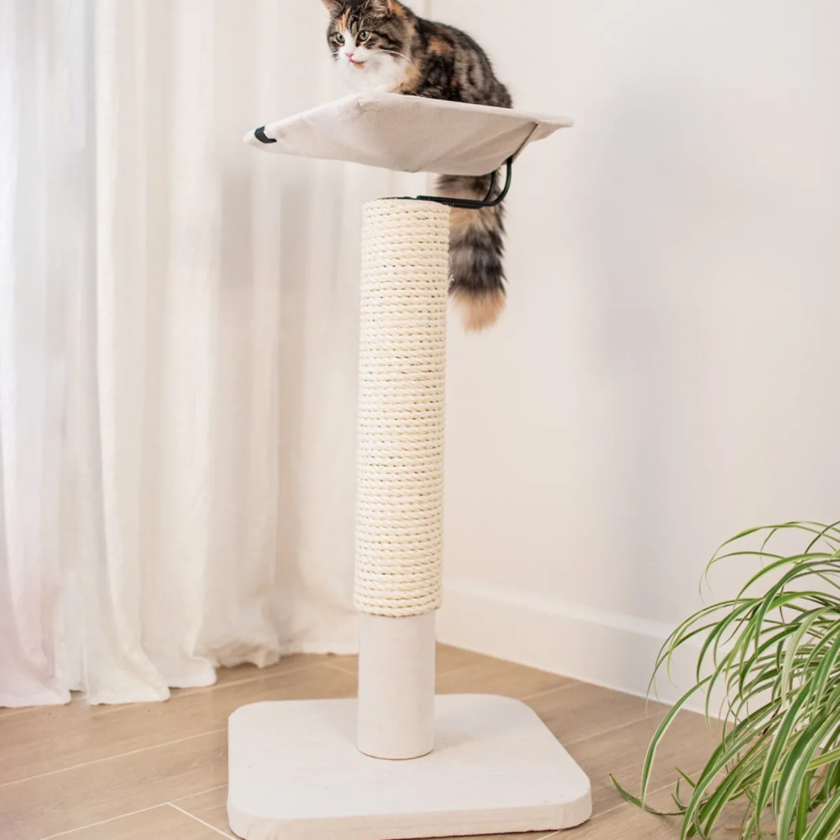 Arbre à chat griffoir sisal Iwaki 92cm - Ebi
