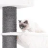 Arbre à chat sisal et fourrure Lookout 198 blanc - PetRebels