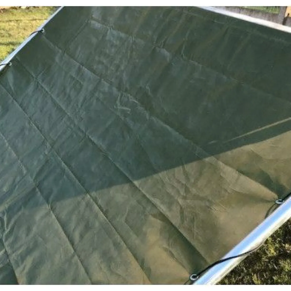 Bâche Deluxe taille L pour parc grillagé 3x3m verte
