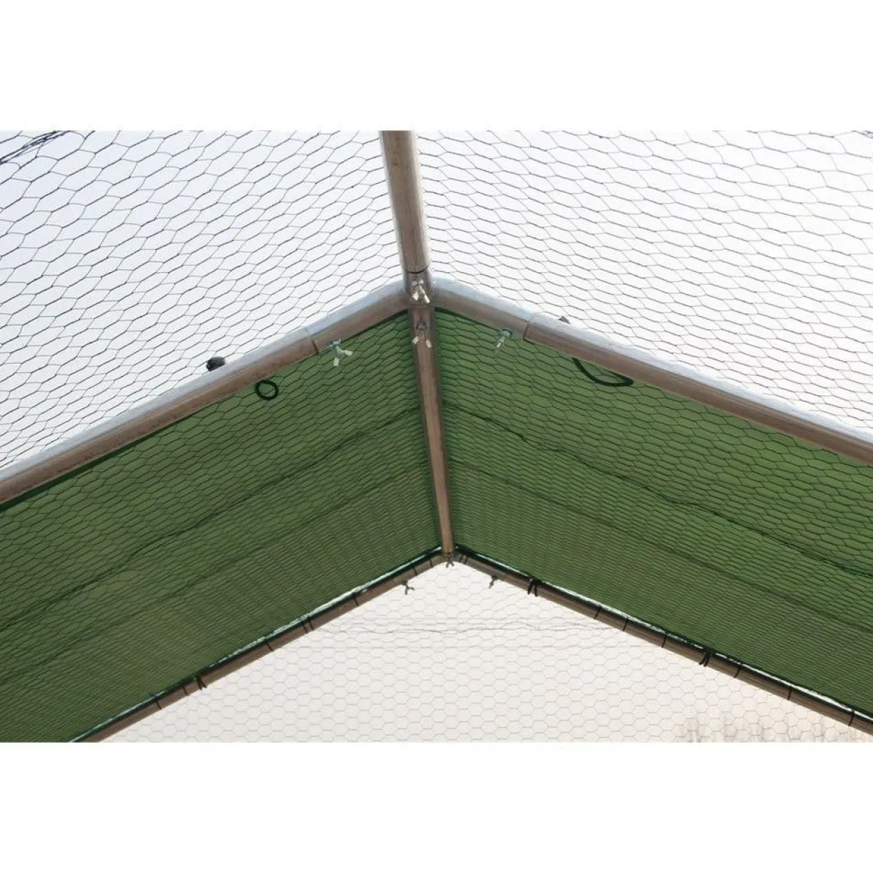 Bâche Deluxe taille L pour parc grillagé 3x3m verte