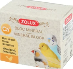 Bloc de sels minéraux pour oiseaux domestiques 90g - Zolux