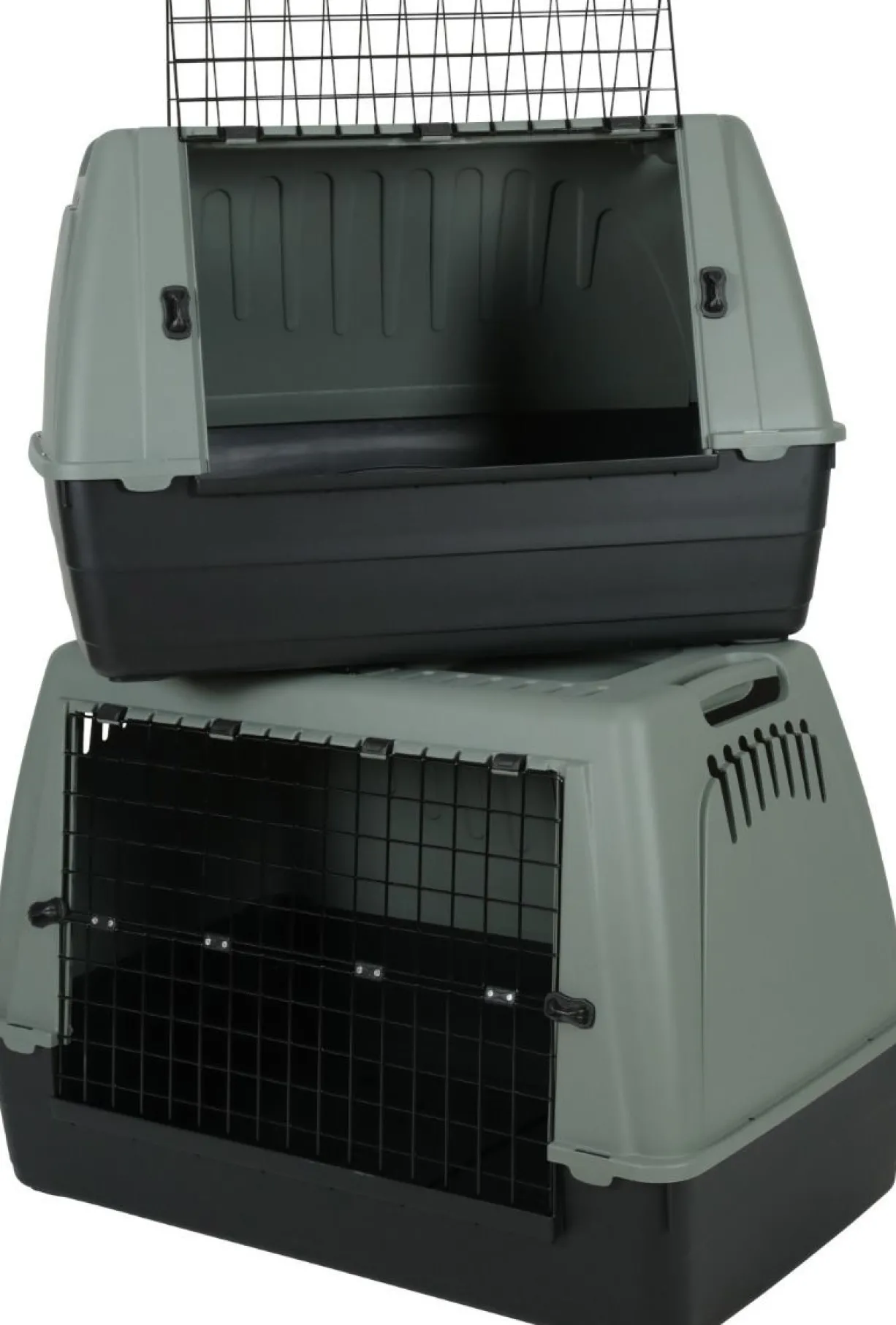 Cage de transport chien voiture plastique recyclé Travel taille L 100 x 60 x 65cm - Zolux