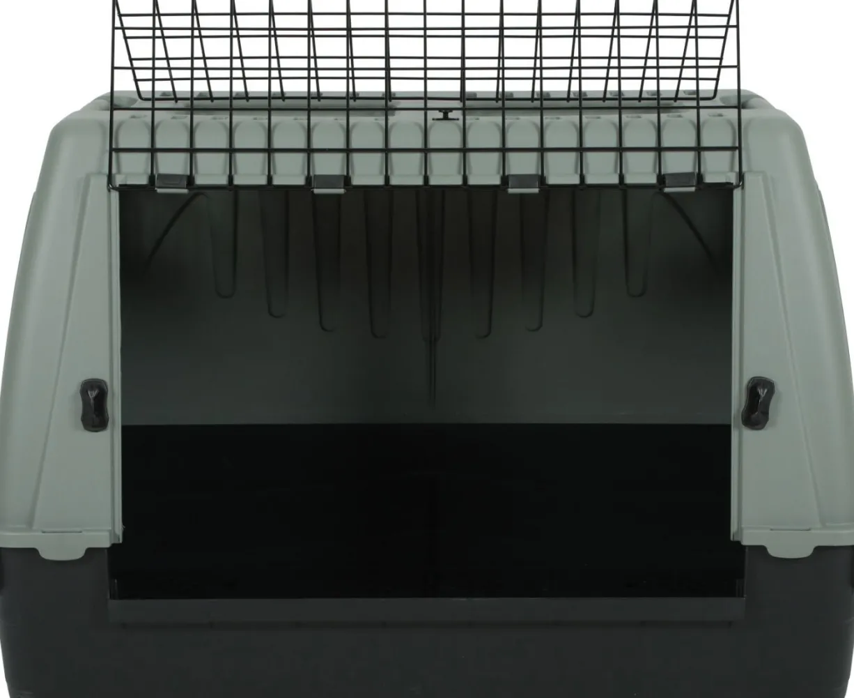 Cage de transport chien voiture plastique recyclé Travel taille L 100 x 60 x 65cm - Zolux