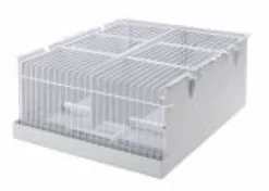 Cage de transport complète pour oiseaux avec bac et 2 cages 2GR