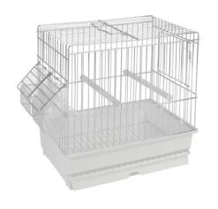 Cage de transport oiseaux Manhattan blanche - 2GR