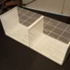 Cage d'élevage 120 cm BORMIO blanche pour oiseaux - 2GR