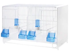 Cage d'élevage oiseaux 58cm parois plastique système papier - 2GR