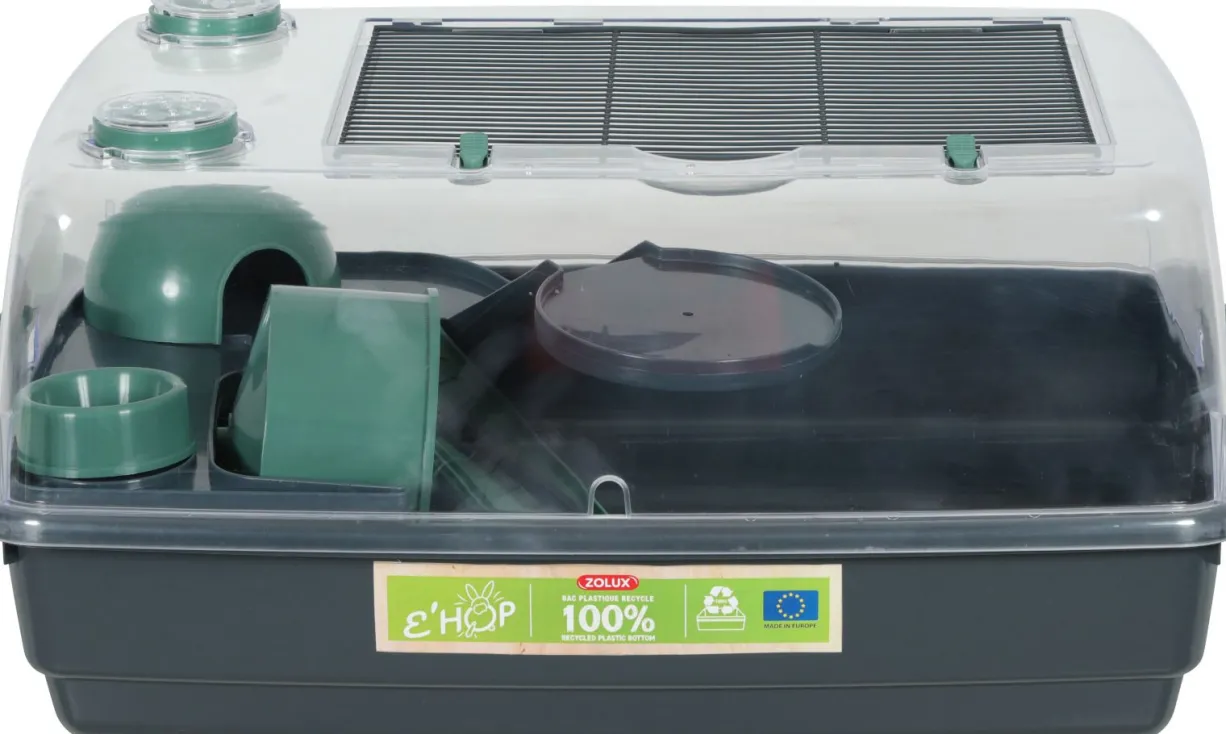 Cage rongeur Ehop 55cm hamster vision verte - Zolux
