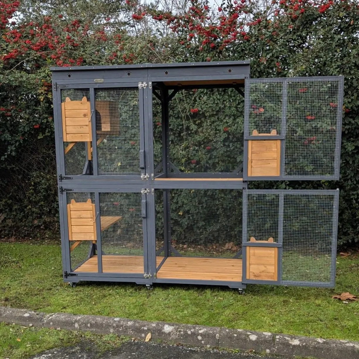 Catio Balcon modulable pour Chat version 3 - Kat'Venture