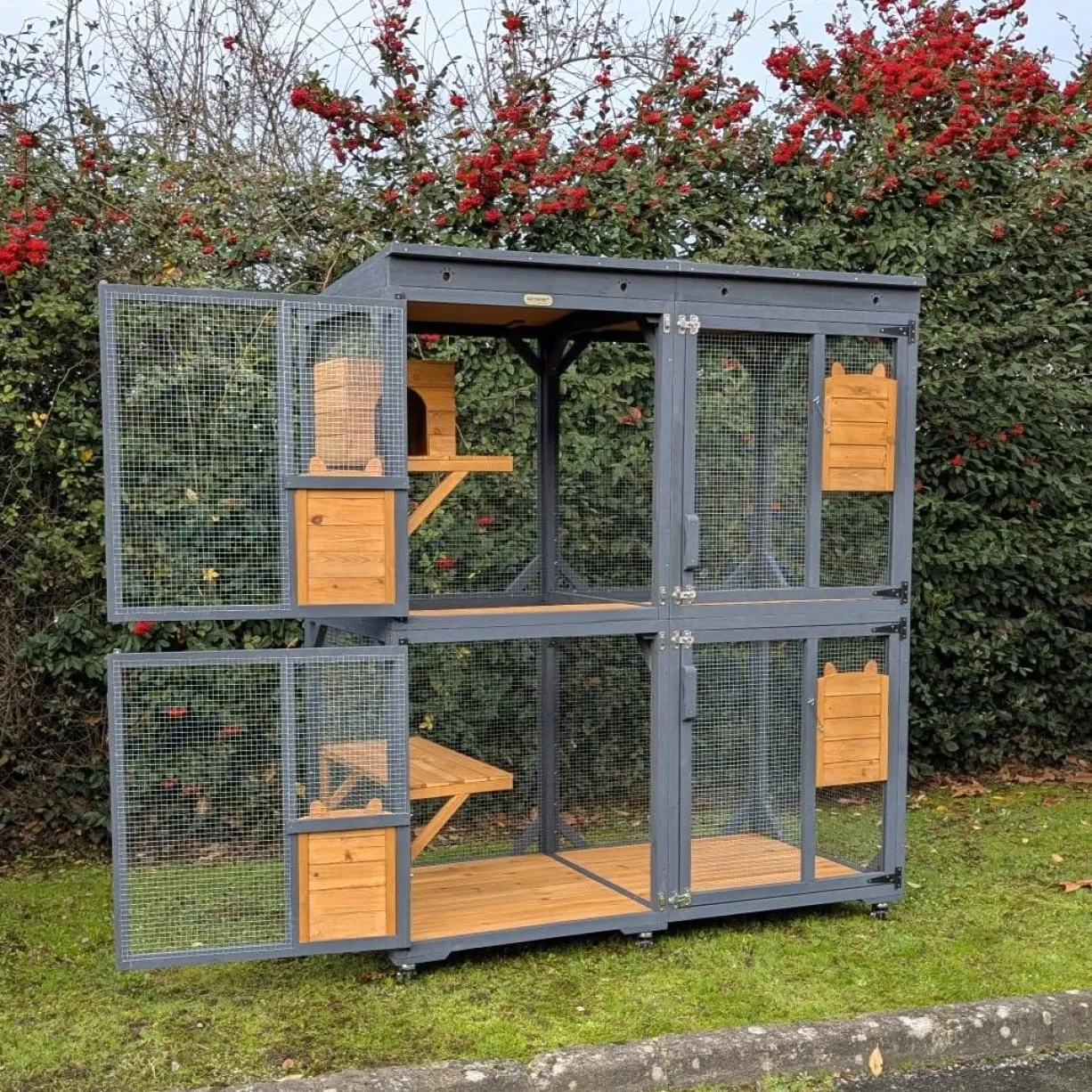 Catio Balcon modulable pour Chat version 3 - Kat'Venture