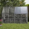 Catio équipé chat Deluxe 280x188x188cm avec bâche - Kat’Venture
