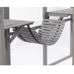 Catio équipé chat Deluxe 280x188x188cm sans bâche - Kat’Venture