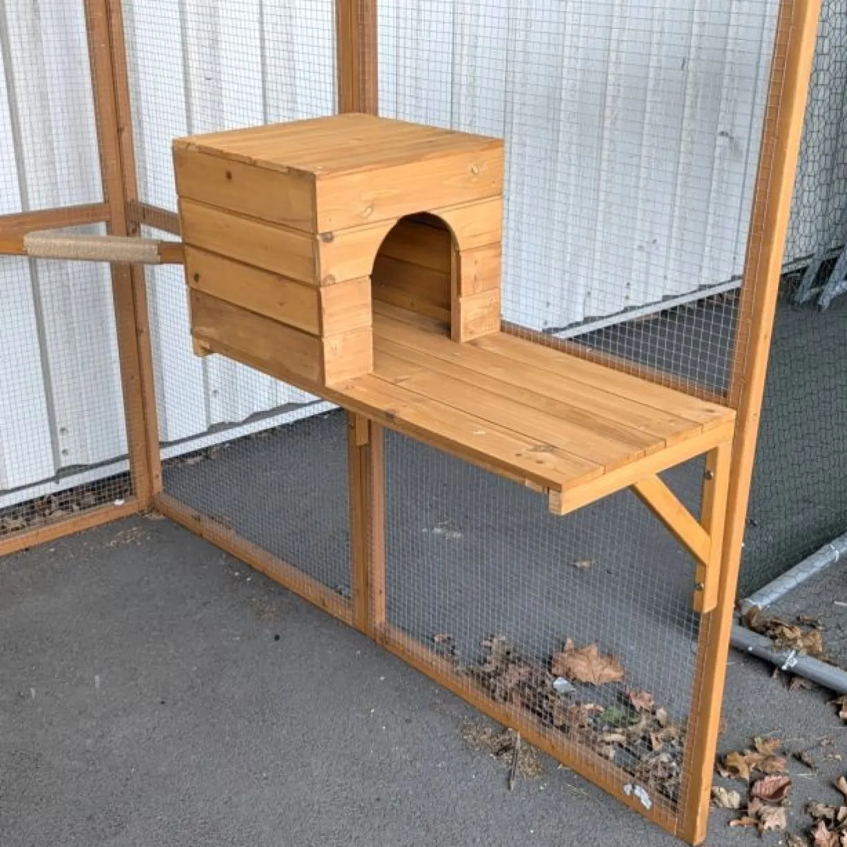 Catio équipé chat 300x143x173,5cm