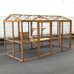 Catio équipé chat 300x143x173,5cm