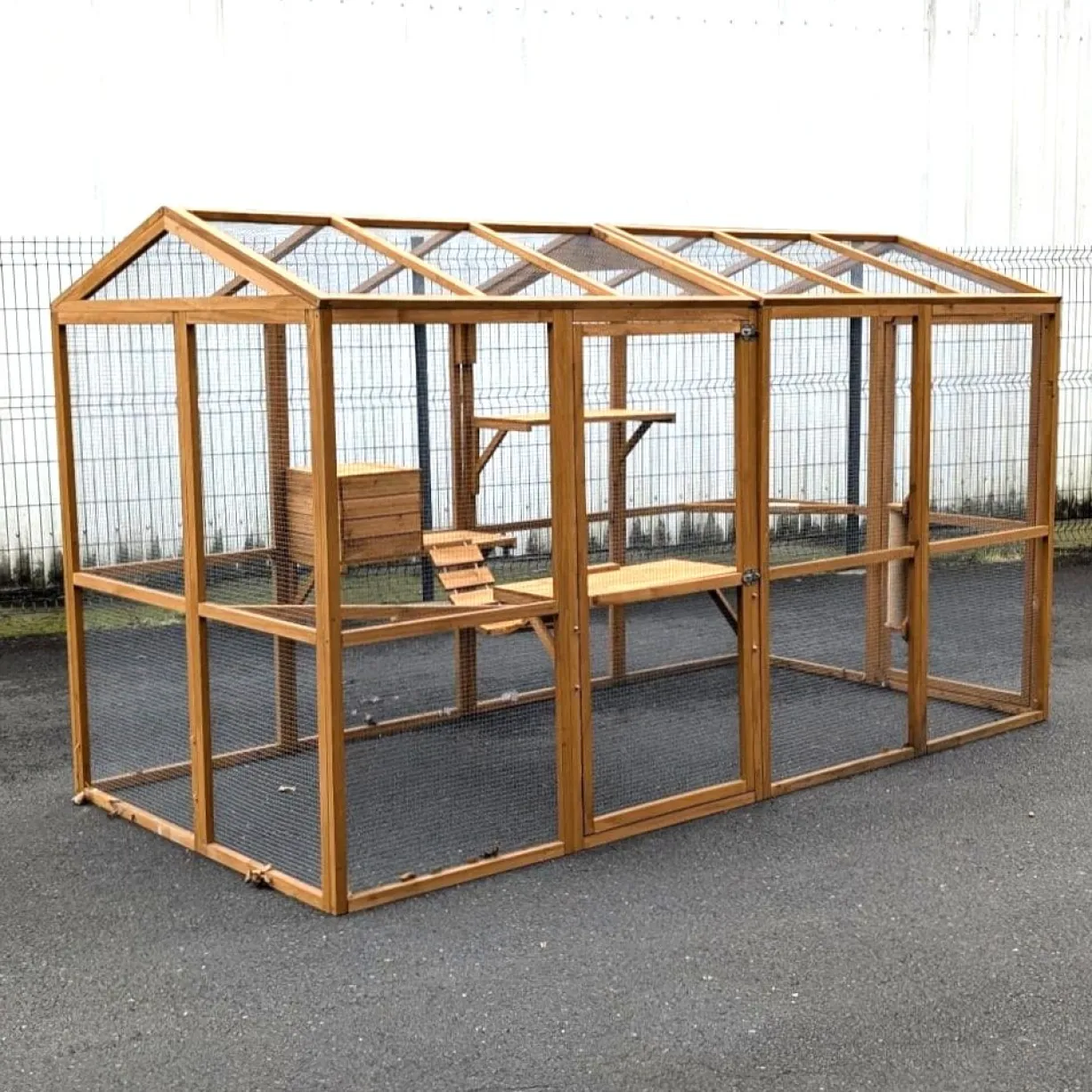 Catio équipé chat 300x143x173,5cm