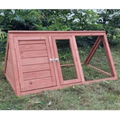 Clapier Japonais bois pour lapin et tortue