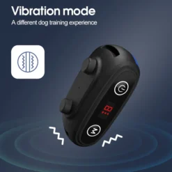 Collier anti-aboiement à vibration et sonore pour chien