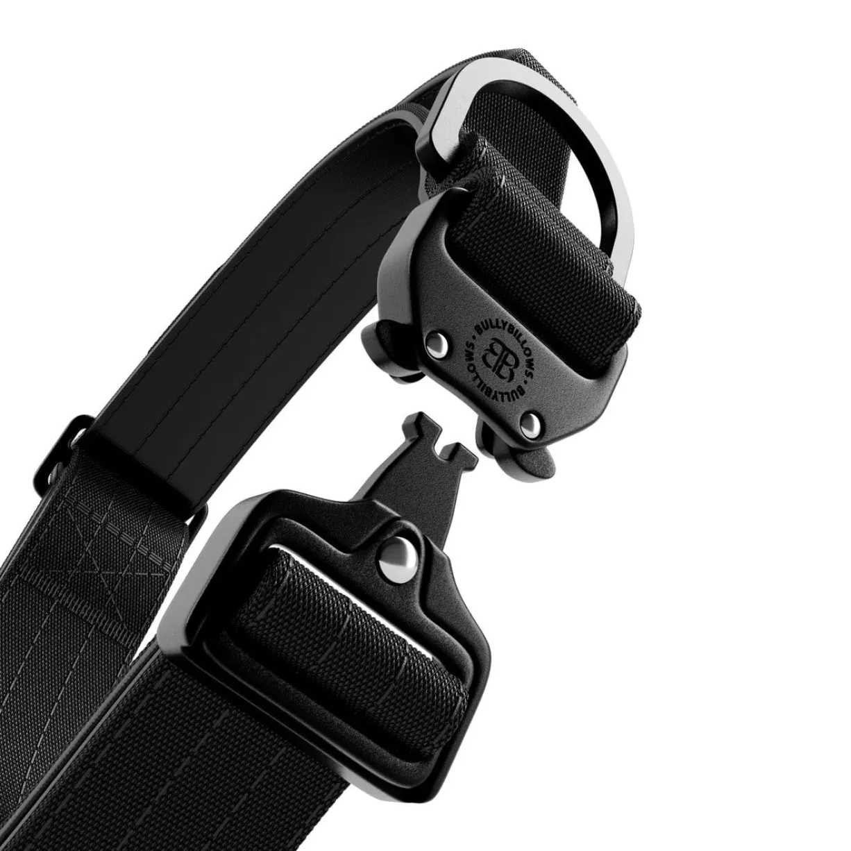 Collier chien avec poignée Lighter Combat Collar 4cm noir taille M - BullyBillows