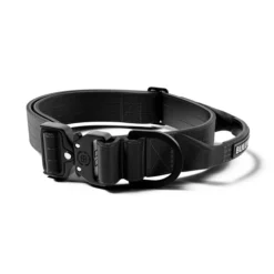 Collier chien avec poignée Lighter Combat Collar 4cm noir taille L - BullyBillows