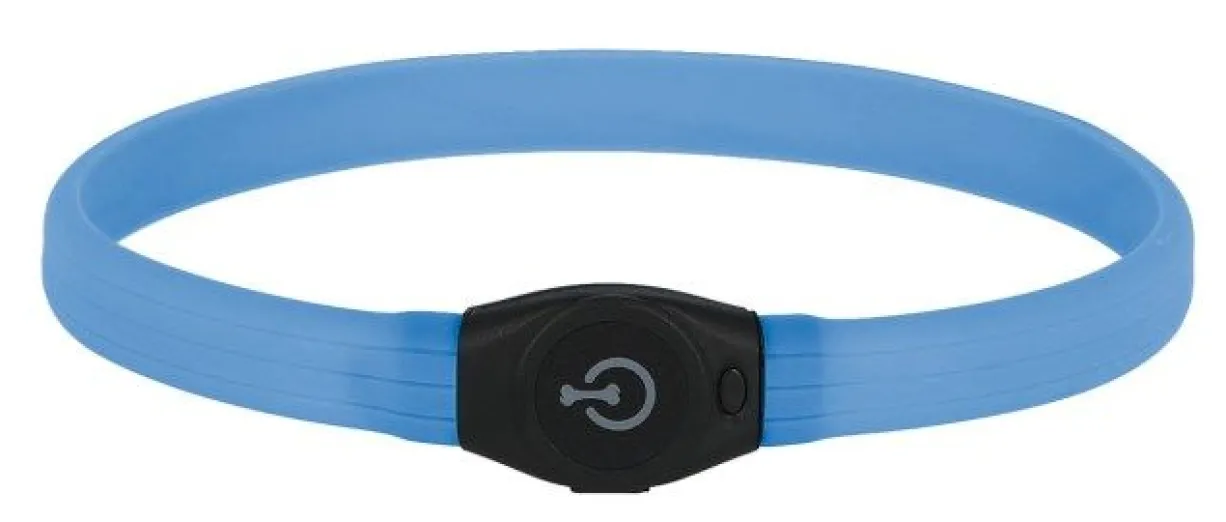 Collier à LED chien Maxi Safe 65cm bleu - Kerbl