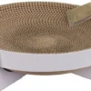 Corbeille griffoir Platinum avec Catnip, blanc