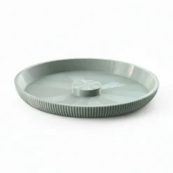 Coupelle pour oiseaux sauvages 4 Saisons avec pied à planter vert de gris - Evena
