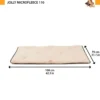 Coussin chien en micro polaire douce Jolly Microfleece 110 beige - Ferplast
