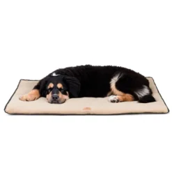 Coussin chien en micro polaire douce Jolly Microfleece 110 beige - Ferplast
