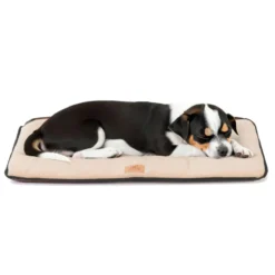 Coussin chien en micro polaire douce Jolly Microfleece 65 beige - Ferplast