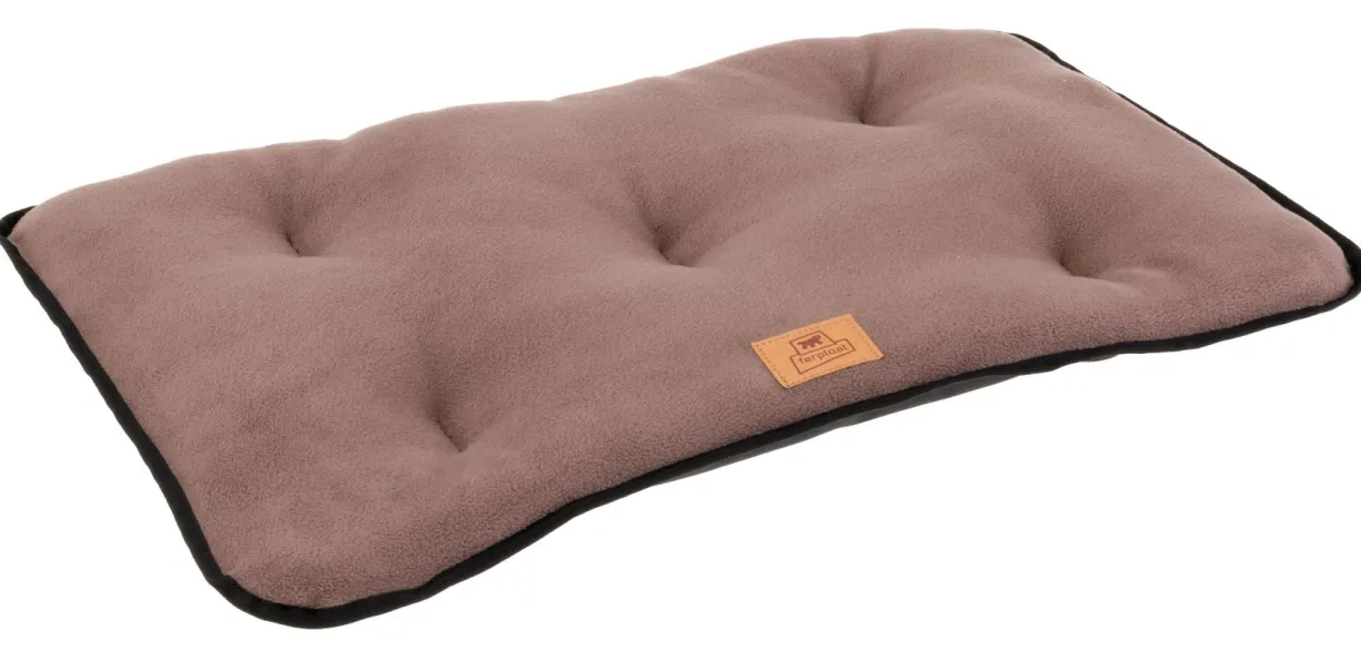 Coussin chien en micro polaire douce Jolly Microfleece 65 taupe - Ferplast