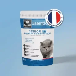 Croquettes chat Essentielle Stérilisé Sénior 7+ Premium poulet 400g - Les recettes de Daniel