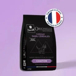 Croquettes chat Originelle Chaton Premium poulet 2,5kg - Les recettes de Daniel