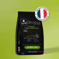 Croquettes chat Originelle Stérilisé Premium poulet 2,5kg - Les recettes de Daniel